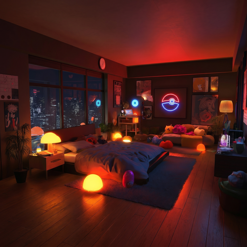 Pokeball LED Neon Sign — Collector Edition Anime Wall Light for Pokemon Fans