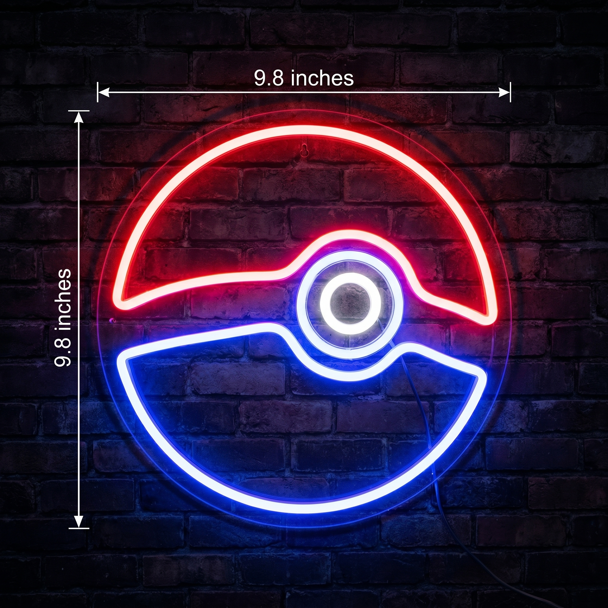 Pokeball LED Neon Sign — Collector Edition Anime Wall Light for Pokemon Fans